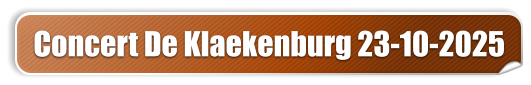 Concert De Klaekenburg 23-10-2025