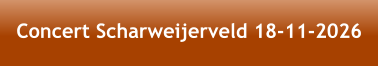 Concert Scharweijerveld 18-11-2026