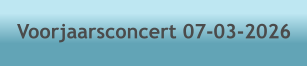 Voorjaarsconcert 07-03-2026